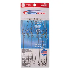 Speedhook 6 Pack Spring  Loaded Fishing Hook  Automatically Sets Hook  Adjustable Tension bass fishing