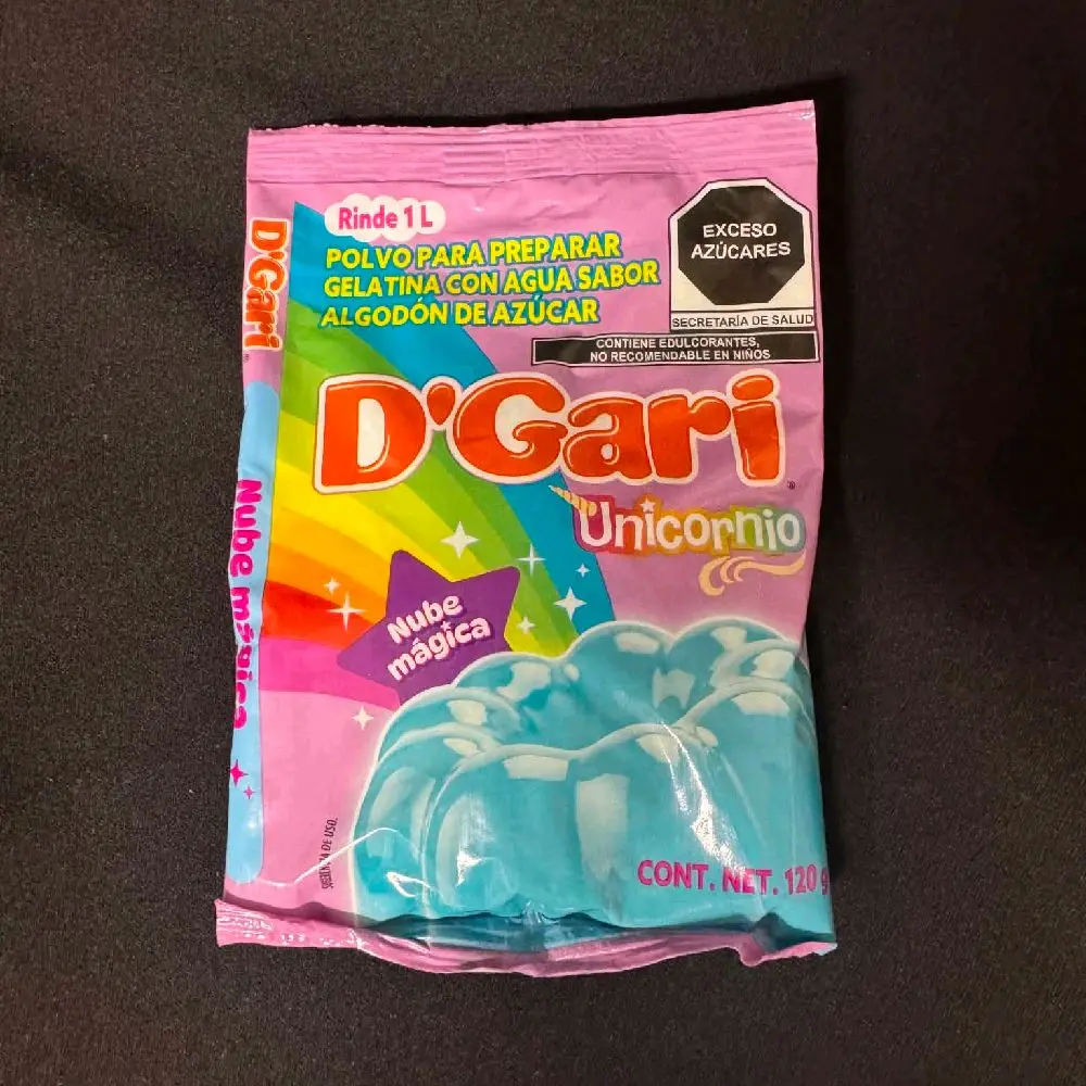 D'Gari Gelatina - Magic Cloud/Cotton Candy (Nube Magica/Algodón de Azucar) UNICORN