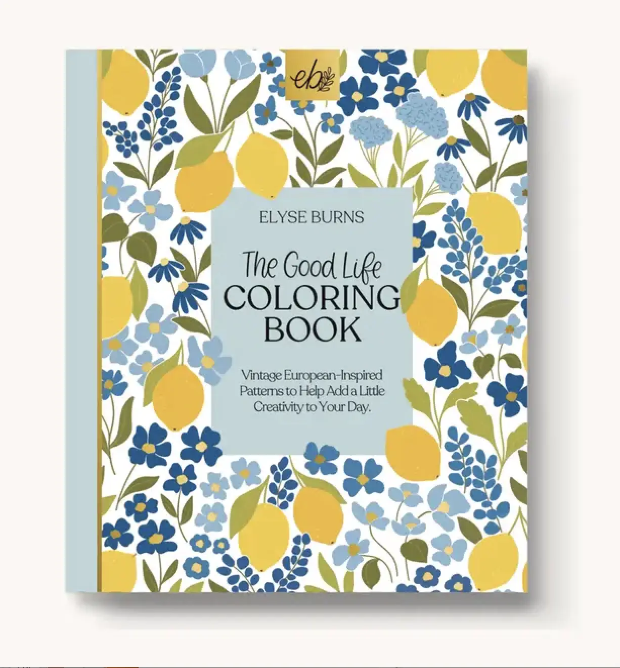 The Good Life Coloring Book - 40 Original Hand-Drawn Pages, Extra Thick Paper, Single Side Printed, Perforated Pages