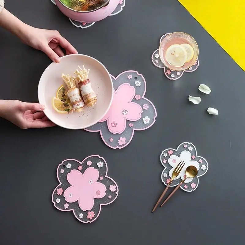 Cherry Blossom Coaster Pad