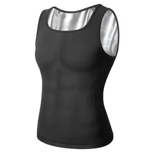 Men's Sauna Sweat-Inducing Pullover Vest — Athletic Sleeveless Base Layer (US/EU Sizing)