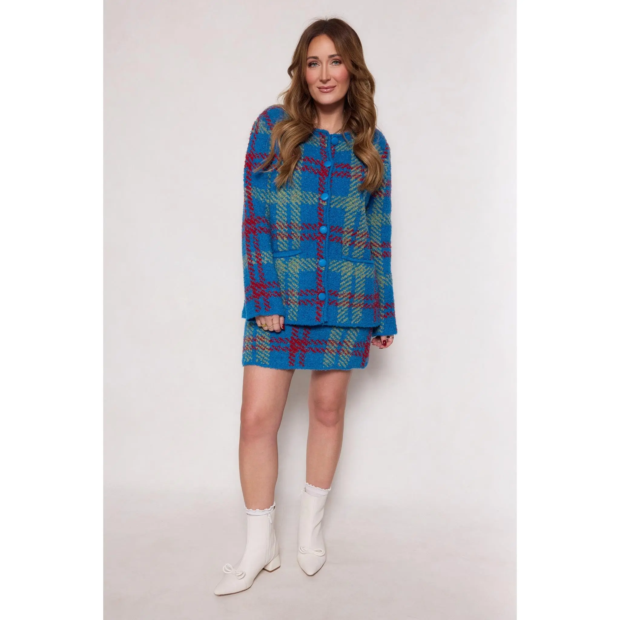 Solomon Set in Blue Plaid