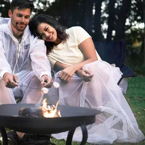 ShrugBug by Mozzie Style Large Mosquito Net Blanket 72x60 for Adults Camping Hiking Portable Drawstring Pouch Built-in Wires for Protection