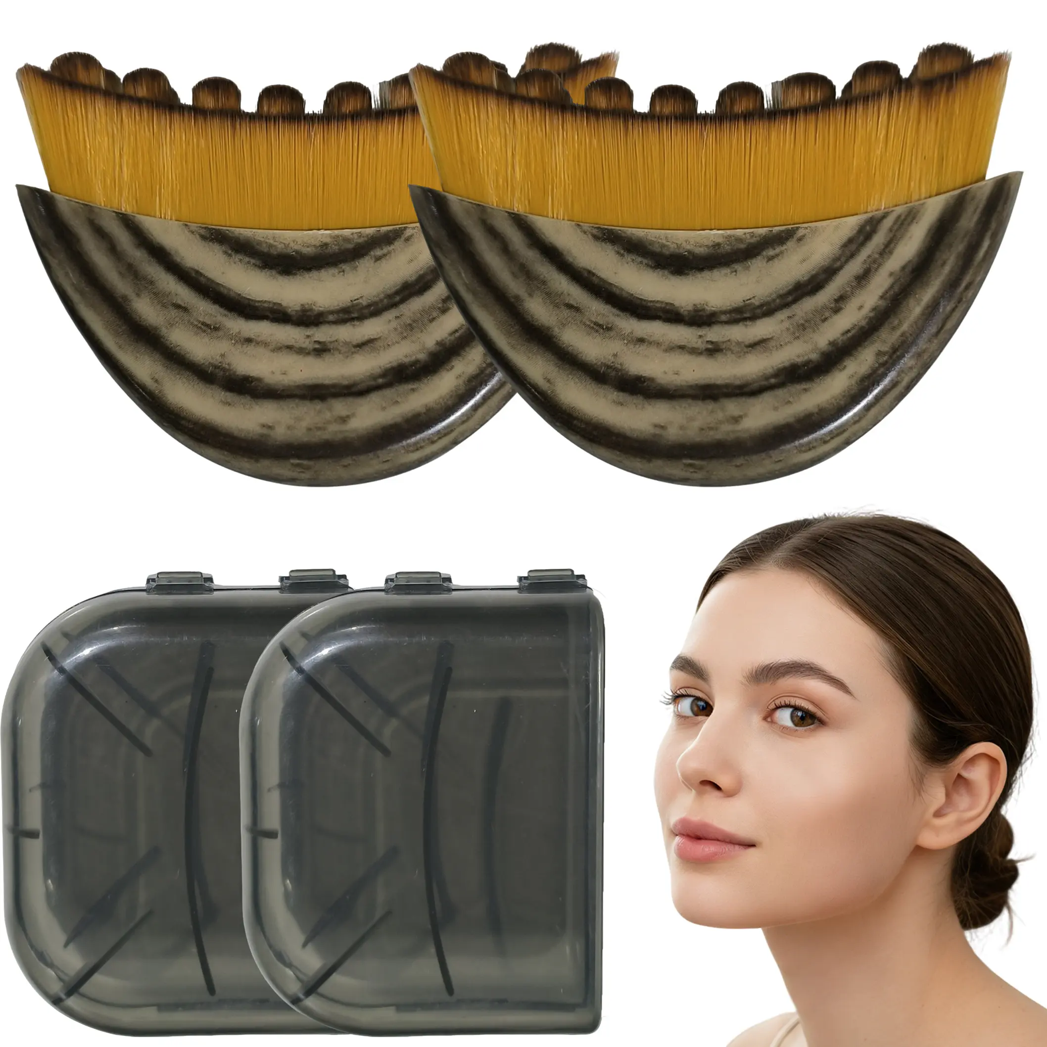 【Buy 1 Get 1 Free】 Facial Lymphatic Contour Brush - Solid Facial Care Tool for Jawline & Chin Sculpting, Face Debloat, Lymphatic Drainage & Fatigue Relief, Dry Brushing Routine Massager for Normal Skin, Ergonomically Designed for Precise Fit