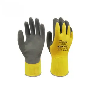 Heavy Duty Winter Gloves, Latex Fully Soaked, 100% Waterproof Gloves, Thermal Insulated Winter Dipped Gloves Work gloves,