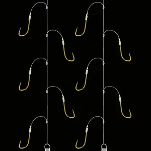 Small hook pocket hook Fishing Hooks with 5 Small Hooks Rigs Swivel Fishing Lures Pesca Lure String Hooks 3#-7#