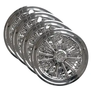 10" Chrome Wheel Cover Set for Club Car, EZGO & Yamaha Golf Carts