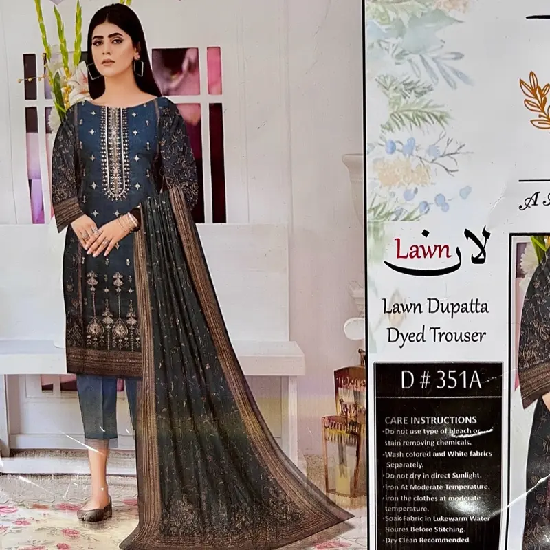 Hajra Emaan Summer Collection Women's Kurta Set - Casual Ready to Wear, Suitable for Everyday Wear - Womenswear