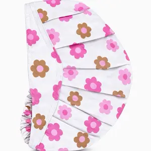Scrub Bouffant Hat with Floral Pattern for Medical Professionals