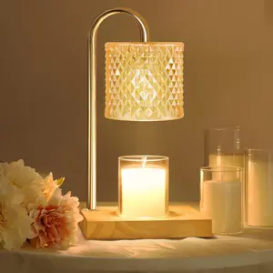 Candle Warmer Lamp with Timer Dimmer, Birthday Gifts for Women Mom, House Warming Gifts, Elegant   Decor, Wax Warmer for Jar Candles, Heater Lamp for Scented Wax,  Glass