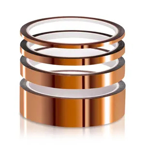 ELEGOO High Temp Tape, 4 Pack Polyimide High Temperature Resistant Tape Multi-Sized Value Bundle 1/8’’, 1/4’’, 1/2’’, 1’’ with Silicone Adhesive for Masking, Soldering Etc.