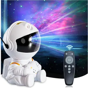 360 Degree Adjustable Astronaut Star Projector Night Light, Starry Sky Projector, Remote Control, Dimmable LED Lamp, Timer Function, Home Decor, Bedroom Lighting