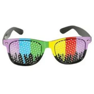 Rainbow Drip Glasses Rainbow Drip Glasses