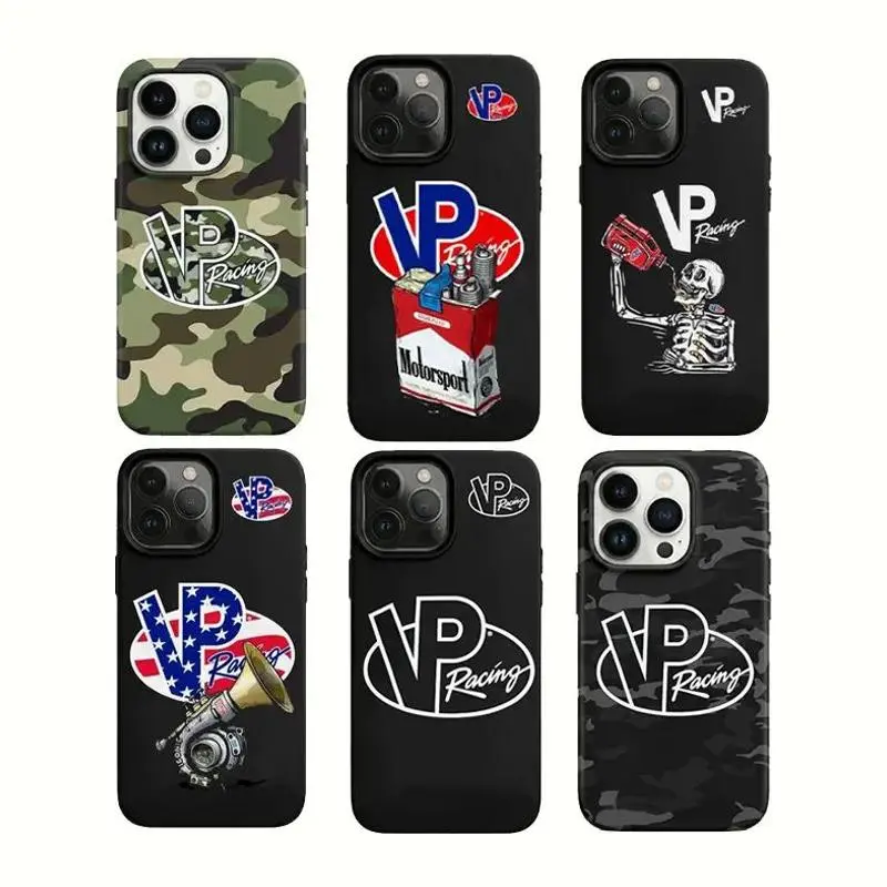 Combat Case Collection VP Racing Fuels Wireless Smartphone Case - Motorsport Spark Plug Pack Casing, Retro Car Enthusiast Handheld Device Protection for iPhone 17/16/15/14/13/12/11 ProMax/Plus, Samsung Galaxy S26 S25 S24 S23 S22 S21 Ultra Plus