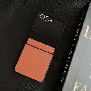 High-End Cross-Dot Samsung Galaxy Z Flip Smartphone Case, Anti-Slip Shockproof Protection Cover for ZFlip7/ZFlip6/ZFlip5/ZFlip4/ZFlip3, Durable Protective Phone Shell