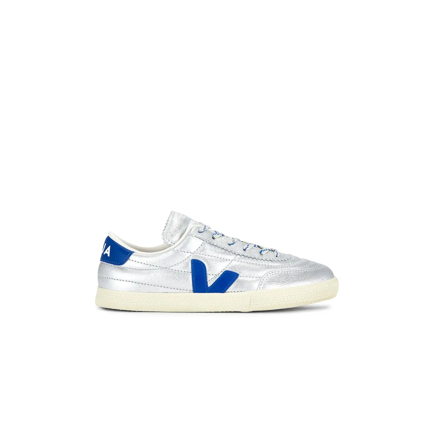 Veja Panenka Sneaker in Siver & Paros