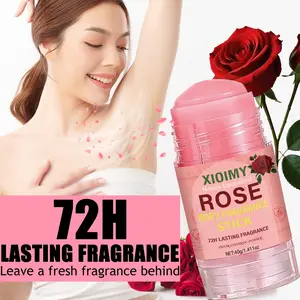 40g rose deodorant balm; contains rose and lavender extracts, which perfectly cover the body odor and leave fragrance for 72 hours, moisturize, and the fragrance is natural. It can be used in office, dating, and family.
