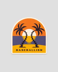 Two Seams Sunset Sticker