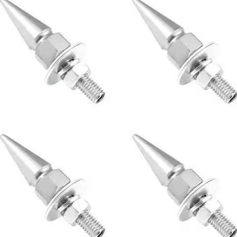 Spike License Plate Screws for Cars - Durable Stainless Steel Fasteners for Enhanced Security and Style Automotive Accessories Truck