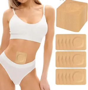 50PCS Disposable Castor Oil Patches,Hypoallergenic Castor Oil Pack Wrap for BellyButton, High-Absorbent, Self-Adhesive, NoWashing, No Wash