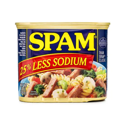 Spam 25% Less Sodium Lunch Meat 12 oz
