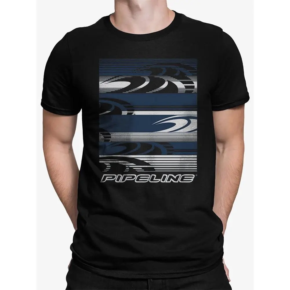 PIPELINE “Lines” Men’s Short Sleeve Graphic Tee Casual Menswear, Available in Various Colors, Shortsleeve, Casual, Menswear, Top Fabric, Soft, Ocean