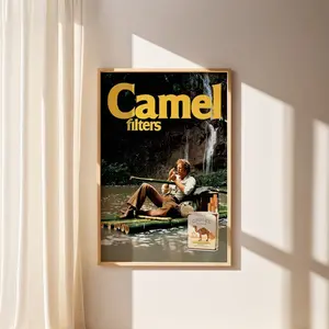 Vintage Marlboro Print ,Marlboro, Camel Cigarette, Vintage Poster, Retro Art Print