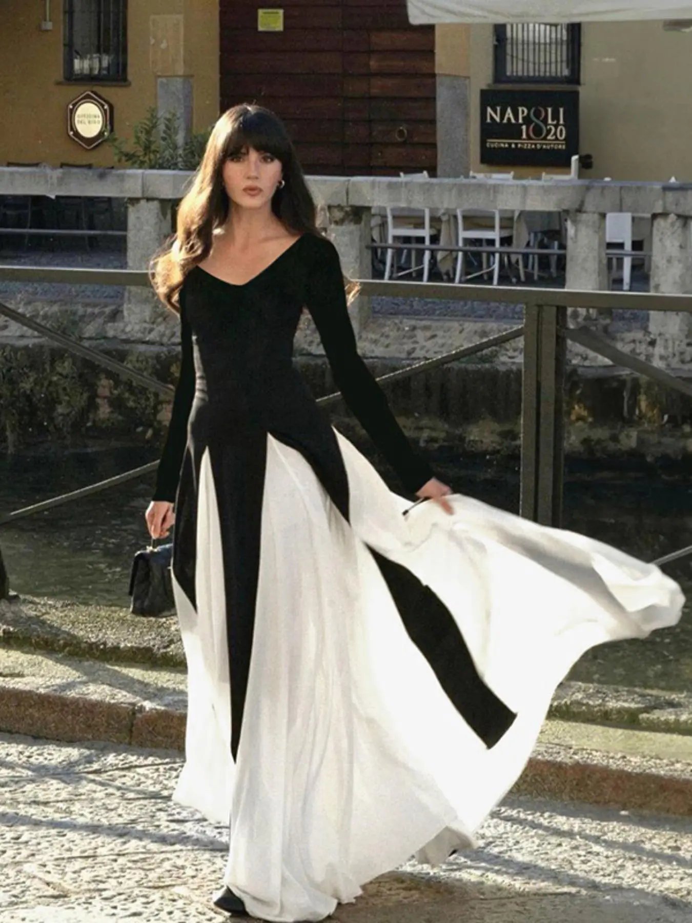 Smart casual long dress