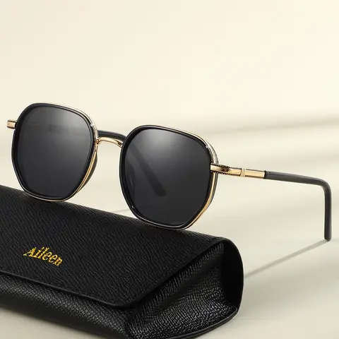 Unisex Vintage Round Frames Sunglasses, Trendy Casual Sunglasses for Everyday Use, Fashion Accessories for Outdoor Activities, Unique Trendy Shades for Women, Classic Shades, Stylish Glasses, Street Style Shades, Round Shape Sunglasses