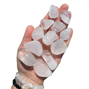 Clear Quartz Tumbled Stone (Grade AB) - Polished Clear Quartz Crystal
