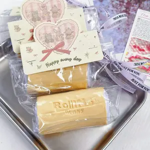 【Buy 3 get 1 free】Taro Rolling Cake Roll taba squishy Silicone Slow-Rising Rebound Squishy Fidget Toys for Stress Relief - Soft Squeeze Toys with Thick Creamy Slime Texture, Handmade Non-Toxic Sensory Toys