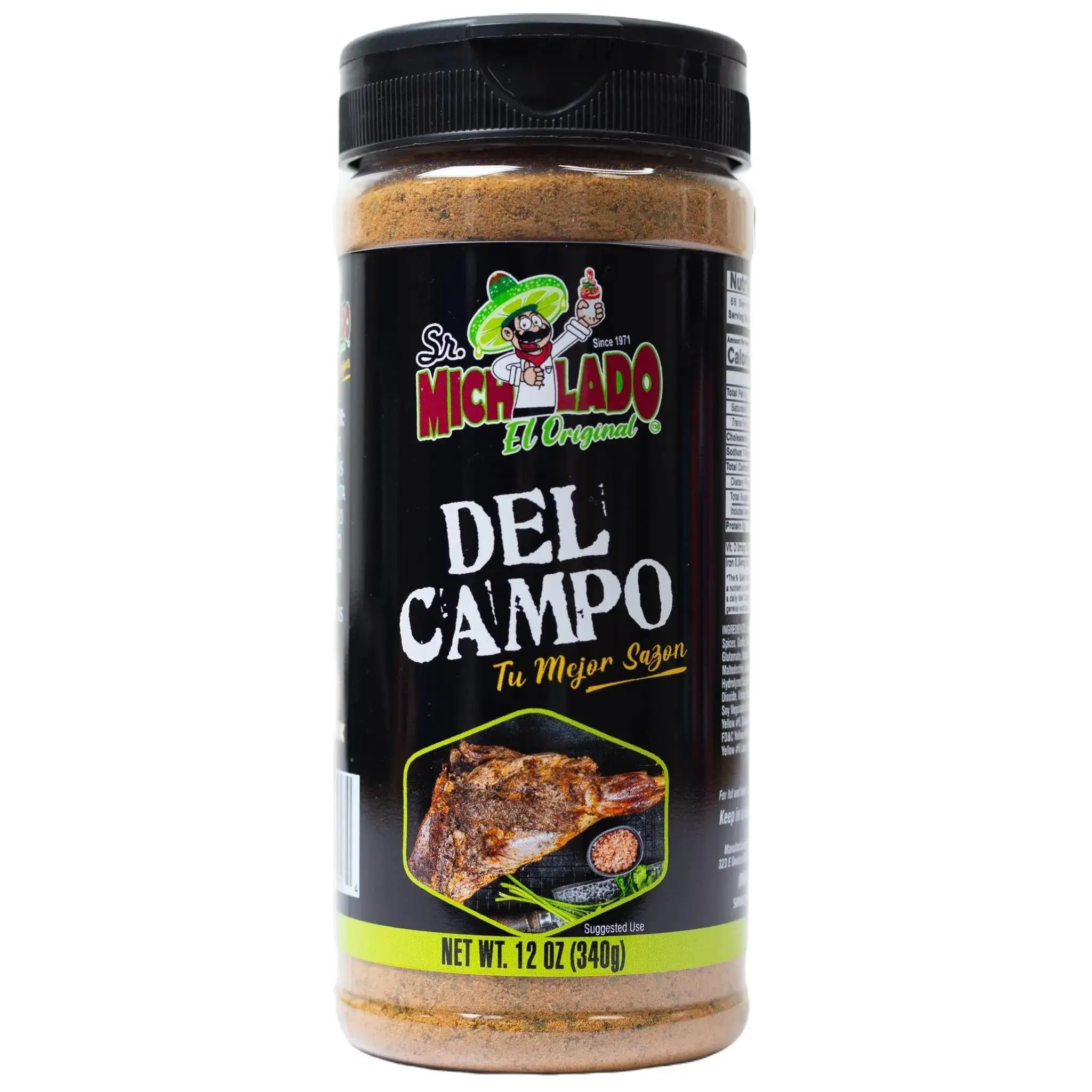 DEL CAMPO Seasoning - Sr. Michelado - Bottle Spice Flavor powder seasoning DEL CAMPO Seasoning - Sr. Michelado - Bottle Spice Flavor powder seasoning