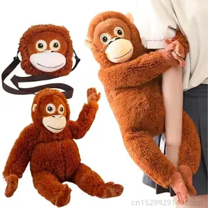 Punch the Monkey Plush Doll Family Set, Adorable Mom and Baby Stuffed Animals, Home Decor, Children’s Gift