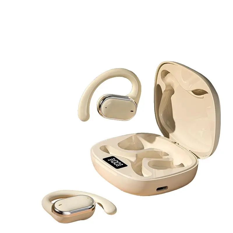 Wireless Earphone, Electronic Comfortable Ear Hanging Long Endurance Earphone, Wireless Earbuds for iPhone Samsung Series, Wireless Audio Earbuds, Tru