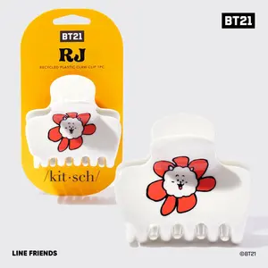 BT21 meets Kitsch Recycled Plastic Puffy Claw Clip 1pc - RJ