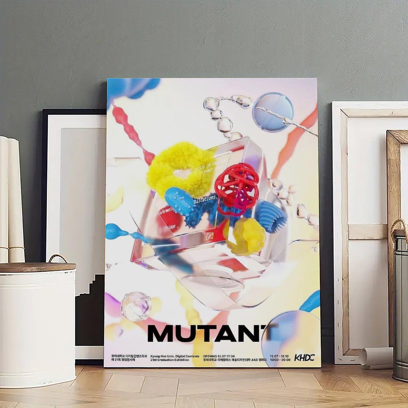 MUTANT VISUALDESIGN Poster Decorative Painting Canvas Wall Art Picture Print Modern Family Bedroom Decor