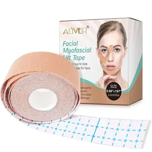 Facial Myofascial Lift Tape, 1 Count Soft Comfortable Elastic Facial Lifting Tape, Face Lifting Tool for Women & Men, Makeup