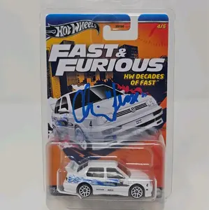Hot Wheels Jesse's Volkswagen Jetta "Decades of Fast" Autographed 1/64 Scale Fast & Furious Collectible Car