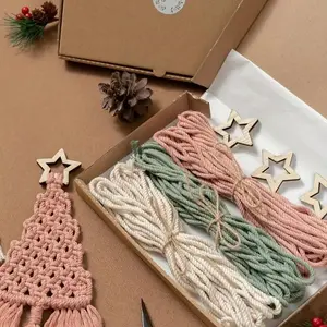3pcs Christmas Tree Decoration Kit, Handmade DIY Hanging Ornament Set, Perfect Holiday Gift for Family and Friends