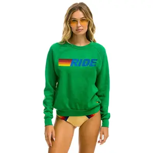 RIDE LOGO CREW SWEATSHIRT - KELLY GREEN