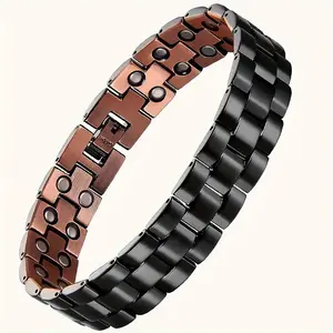 1pc Magnetic Bracelets For Women, Copper Bracelets For Women,, Women's Bracelets For Jewelry Gift With Adjustable Sizing Tool
