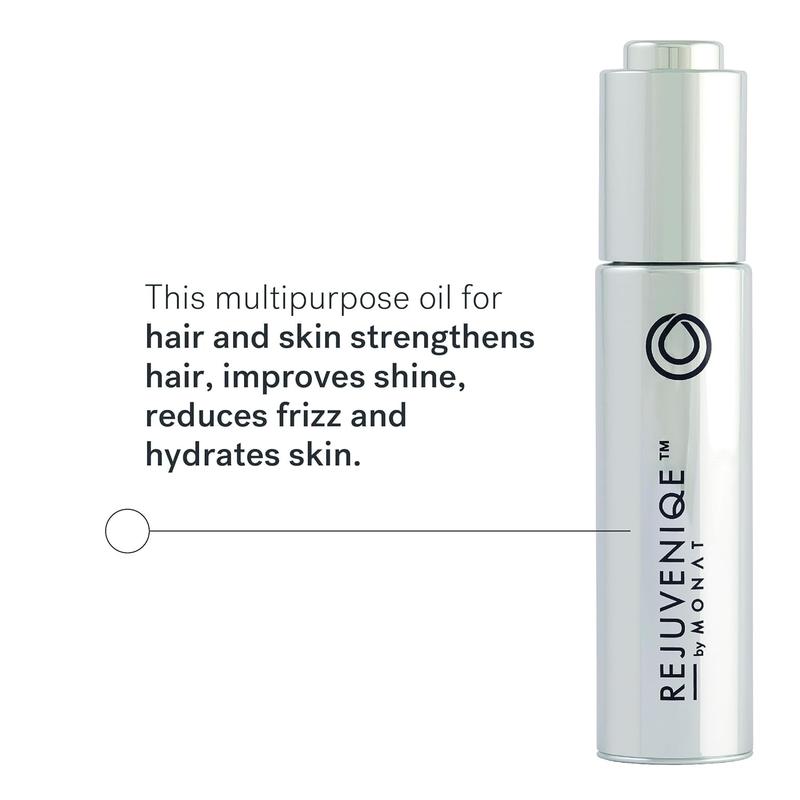 Treatment Trio - MONAT Rejuveniqe Oil + IR Clinical Hair Thinning Defense Serum & Rejuvabeads - Magic Instant Split End Mender Nourishing Pomegranate