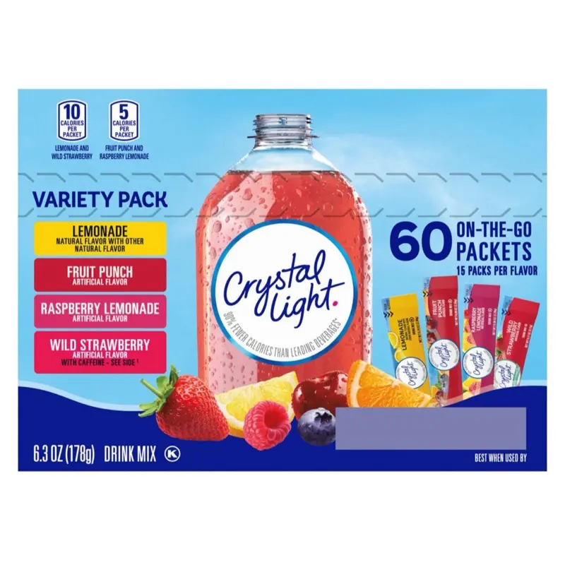 Variety Pack Drink Mix Packets 60 pk Variety Pack Drink Mix Packets 60 pk