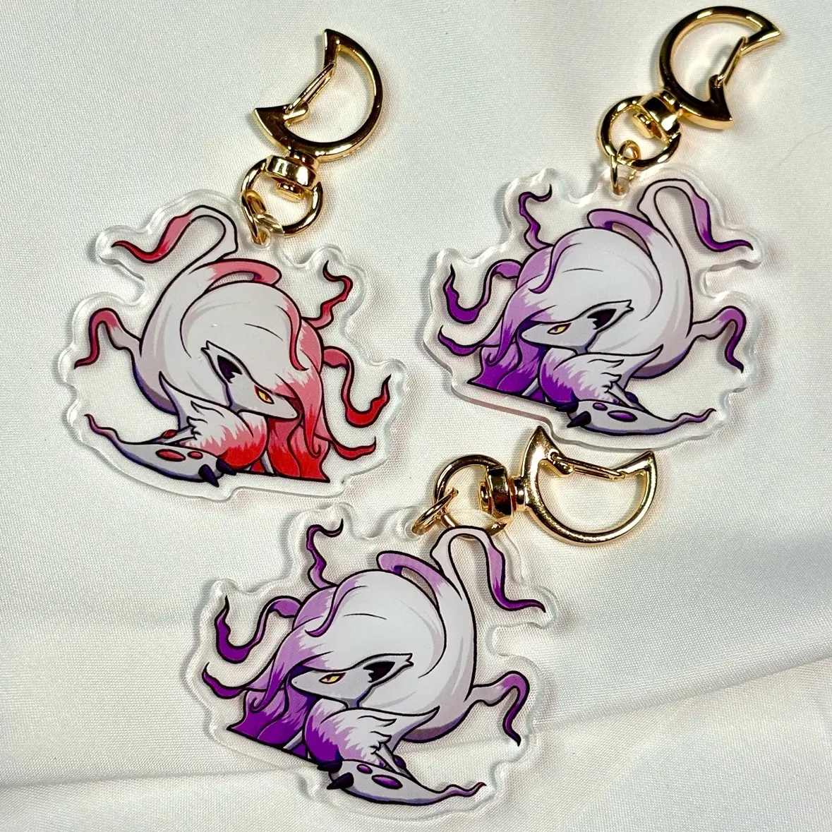 Hisuian Shiny Zoroark 2” Acrylic Keychain | Pokemon Charms cute pokemon