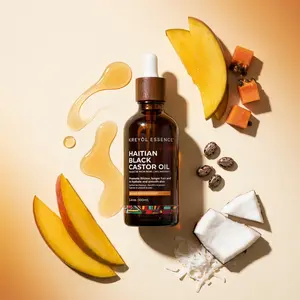 Haitian Black Castor Oil - Mango Papaya & Coconut (3.4oz) Super Size
