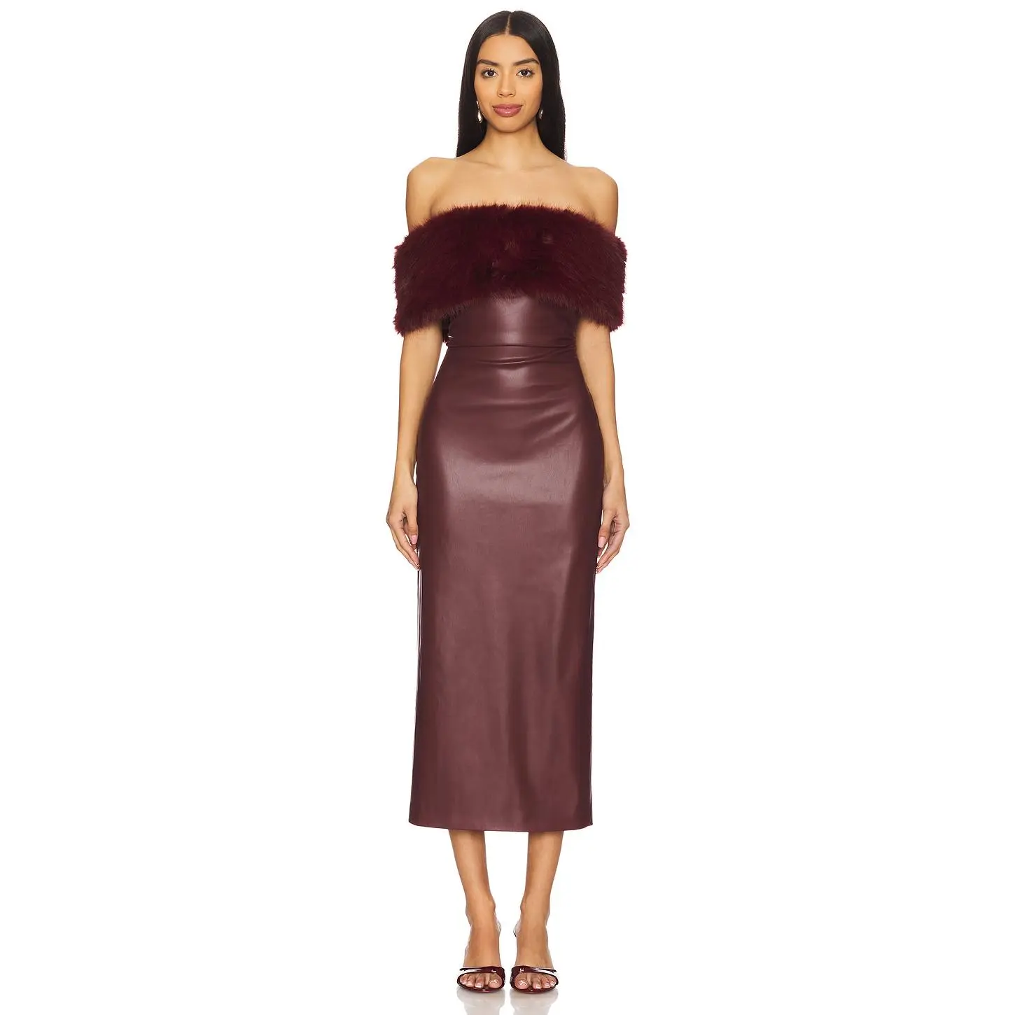 Nana Jacqueline Gabrielle Dress in Red