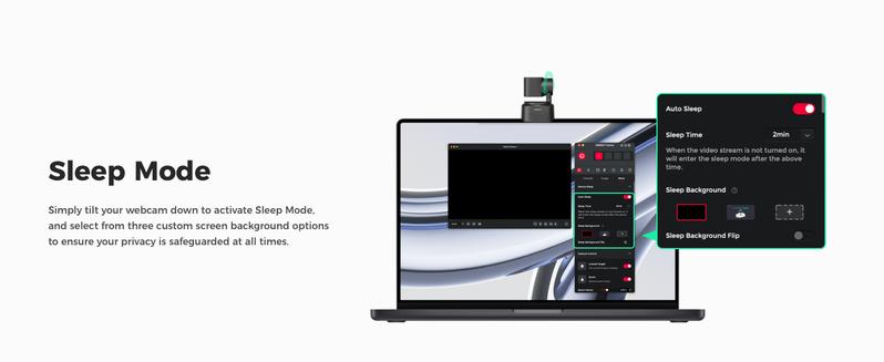 OBSBOT Tiny SE 1080P Webcam 100 FPS with AI Tracking, 1/2.8" Sensor, Gesture Control, Dual ISO, DOL HDR, Web Camera for Desktop and Laptop Use