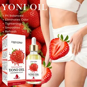 30ml Feminine Intimate Care Oil - Strawberry Essential Oil, Plant-derived, Scented, Eliminates Odor, Relieves Discomfort, Cleanses and Tightens Intimate Areas, Gentle Care Oil, Intimate Care Oil | Natural Fragrance Oil | Plant-derived Oil