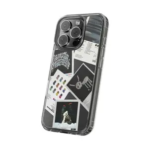 Shockproof and stylish gift for iPhone 16/15/14/13/12/11/Pro Max/Pro/Plus/Air Impact-resistant trendy design Drake Rapper Album Cover Transparent Silicone Phone Case
