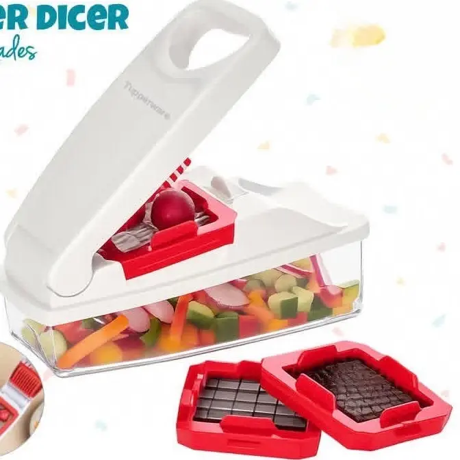 Tupperware Super Dicer, Multi-Functional Vegetable-Fruit Chopper for Home Kitchen Prep